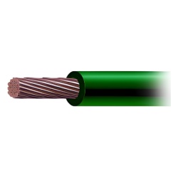 INDIANA SLY-287-GRN/50 Cable de Cobre Recubierto THW-LS Calibre 4 AWG 19 Hilos Color Verde (50 metros)