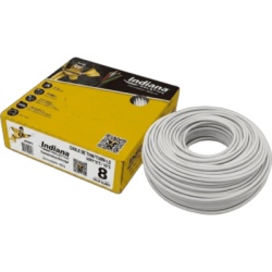 INDIANA SLY-296-WHT/100 Cable THW-LS / Calibre 8 AWG / 19 Hilos / Color Blanco / Bobina 100 m (328 ft)