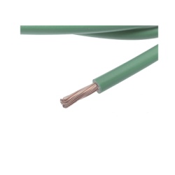 INDIANA SLY308GRN ( SLY311 )Cable Electrico de Cobre Recubierto THW-LS Calibre 12 AWG 19 Hilos Color Verde (Venta por Metro)
