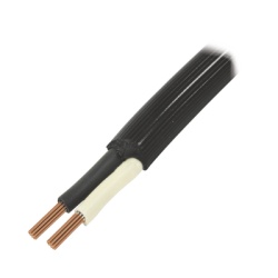 INDIANA VD62/100M Cable Electrico de Uso Rudo 2 Hilos Calibre 16 AWG Hasta 600 V. Rollo de 100 m.