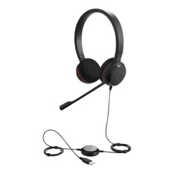 JABRA EVOLVE-20-DUO-UC Jabra Evolve 20 DUO con conexion USB microfono con cancelacion de ruido de ultima generacion configuracion Plug and Play (4999-829-209)