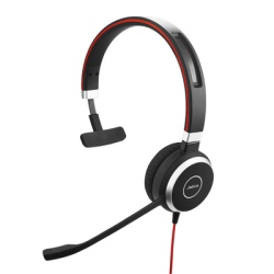 JABRA EVOLVE-40-MONO-MS Diadema / Auricular Jabra Evolve 40 Mono / USB y 3.5mm / Cancelacion de Ruido / Indicador de Ocupado (6393-823-109)