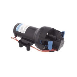 JABSCO P601J-215S-3A Bomba controlada por presion Par Max 6 para trabajo pesado a 12 Vcd caudal de 6 GPM presion maxima 40 psi para manguera de entrada con orificio de 38 mm (1Â½?) manguera de descarg