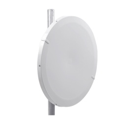 JIROUS JRC29DMCB5X Antena Direccional de Alto Rendimiento/ Parabola profunda para mayor aislamiento al ruido / 29 dBi / 4.9 - 6.4 GHz / Conector de guia de onda para radios B5x y C5x / Facil Montaje y