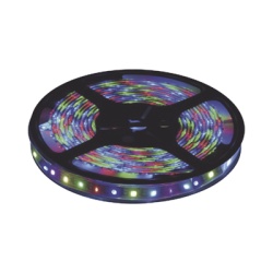 JWJ JLTL-5050-IP65-RGB Tira Led Multicolor de 5 m / Uso Exterior / Potencia 22 W / 900 lm/ 12 V CD / Necesario transformador (No incluido).