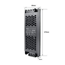 JWJ JPY-14 Fuente de Alimentación para Tira LED / Salida 24 VDC / Potencia 200 W / Entrada 110-220 VAC 50/60 Hz - Img 2