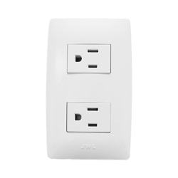 JWJ JTL-B72-23 Contacto Duplex de 127 V~60 HZ 15 A / Color Blanco.