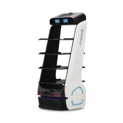 KEENON T5LB Robot para servicio de mesero o repartidor T5LB ubicado por etiquetas en techo