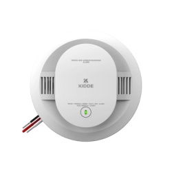 KIDDE 30CUAR Detector de Humo Compacto Fotoelectrico Autonomo | Bateria AA Reemplazable | Modelo 21031529 | Paquete de 6