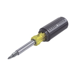 KLEIN TOOLS 32500-12CS-SEN Desarmador Multipunta 11 en 1 con Puntas Phillips Ranuradas Cuadradas y Torx.