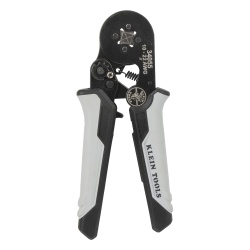 KLEIN TOOLS 34055 Pinza Ponchadora Cuadrada de Conectores de Casquillo / Ferrules para Cable de 10-22 AWG