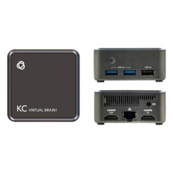 KRAMER KC-VIRTUALBRAIN1 KC-Virtual Brain1 | Plataforma de Control de Espacios | 1 Instancia BRAINware | Control por Ethernet | Configuracion Simple | Diseno Compacto
