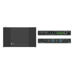 KRAMER SWT3-31-HU Auto-Switcher | 1 USB-C + 2 HDMI/USB Inputs | HDMI Output | USB 3.2 Switching | 4K@60Hz | HDCP 2.3 | PoE | MegaTOOLS Enclosure