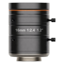 Lente FA Hikrobot MVL-KF1624M-25MP de 16 mm, 25 MP, 1.2", montura C