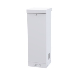 LINKEDPRO BY EPCOM LF-RE-06-05-31UW Gabinete para Piso Capacidad 31 Unidades de Rack Doble puerta y Postes frontales e intermedios ajustables Color Blanco Se envia el Gabinete Armado.