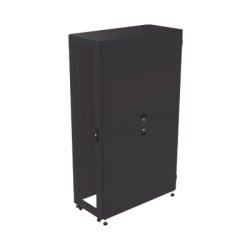 LINKEDPRO BY EPCOM LP-60120-45U-R2 Gabinete Profesional para Telecomunicaciones de 45UR 1200 mm Profundidad Incluye 2 Organizadores Verticales de 45 Unidades de Rack Se envia el Gabinete Armado.