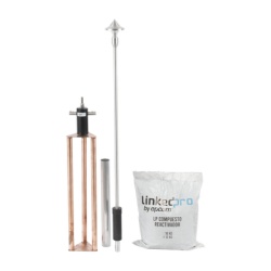 LINKEDPRO BY EPCOM LP-EPC-50D Punta Pararrayo de Aluminio de 50 m de Diametro de Proteccion