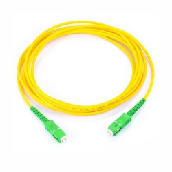 LINKEDPRO BY EPCOM LP-FO-SCA-SCA-02 Jumper de Fibra Optica Monomodo SC/APC SC/APC Simplex Color Amarillo 2 Metros (6.56 Pies)