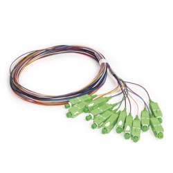 LINKEDPRO BY EPCOM LP-FO-SM-PIG-12-SCA Kit de 12 Pigtails SC/APC Monomodo 2 Metros (6.56 Pies)