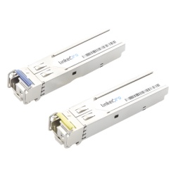 LINKEDPRO BY EPCOM LP-IND-SFP-BD-10G-60 Transceptores Opticos Industriales Bidireccionales SFP+ (Mini-Gbic) / Monomodo 1270 & 1330 nm / 10 Gbps / 10GBASE / Conector LC/UPC Simplex / DDM / Hasta 60 km
