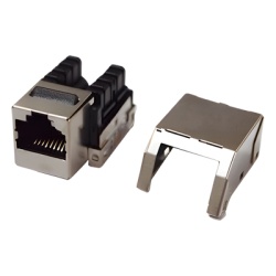 LINKEDPRO BY EPCOM LP-KJ-530 Modulo Jack Keystone Cat5e con Terminacion 110 (Punchdown) Blindado (STP) - Metal