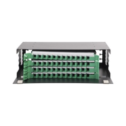 LINKEDPRO BY EPCOM LP-ODF-8048 Distribuidor de Fibra Optica con Bandejas Deslizables Vacio 19 Pulgadas (48.26 cm) Acepta 48 Adaptadores LC Duplex o LC Simplex o 48 SC Simplex 3U