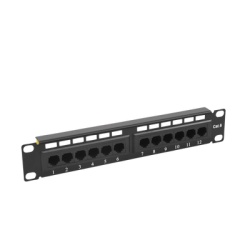LINKEDPRO BY EPCOM LP-PP-601 Panel de parcheo de impacto (110) UTP de 12 puertos Cat6 10in