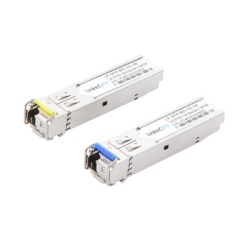 LINKEDPRO BY EPCOM LP-SFP-BD-1G-3 Transceptores Opticos Bidireccionales SFP (Mini-Gbic) / Monomodo 1310 & 1550 nm / 1.25 Gbps / 1000BASE-BX / Conector LC/UPC Simplex / DDM / Hasta 3 km / 2 Piezas
