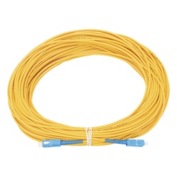 LINKEDPRO BY EPCOM LPSM3SCUSCUS30 Jumper de Fibra Optica Monomodo SC/UPC-SC/UPC Simplex de 30 Metros (98.43 Pies) 3mm