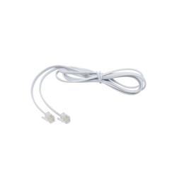 LINKEDPRO BY EPCOM TELUS80481.5M Cable Telefonico RJ11 Plano Color Blanco 1.5 Metros (4.92 Pies)