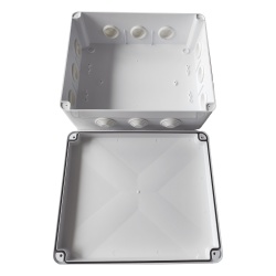 LINKEDPRO LP-WBX-300 Caja de Derivacion-Conexion para Exterior IP65 con 12 Entradas / 300 x 250 x 120 mm / Sellado Seguro con Empaque + 4 Tornillos / Resiste Agua Polvo y Sol Directo - Img 3