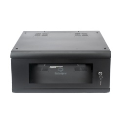 LINKEDPRO SR-1904-GN2G Gabinete de Pared con Puerta de Cristal Templado 635mm de Profundidad 4U Rack de 19 Acero Reforzado
