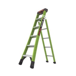 Little Giant Ladder Systems KING-KOMBO2-6IA-AC Escalera de Tijera 3 en 1 de 1.8 Metros Fibra de Vidrio (SKU13906-001). Hecha en E.U.A. (Version 2.0)