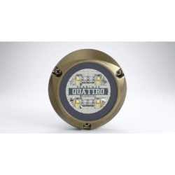 LUMITEC 101510 Luz led marina sumergible SeaBlaze Quattro emite luz multicolor de 2000 lumenes fabricada en bronce naval con grado de proteccion IP68.