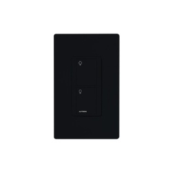 LUTRON CASETA WIRELESS PD5WSDVBL Interruptor de pared inteligente on/off Caseta Wireless de 5 A y 120/277 V sin cable neutro compatible con controles Pico y Smart Bridge color negro