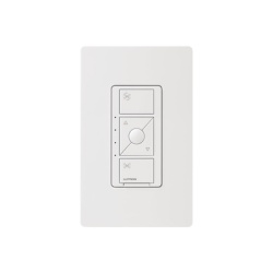 LUTRON CASETA WIRELESS PDFSQNWH (Caseta Wireless) Control de velocidad inalambrico para ventilador de techo un solo polo.