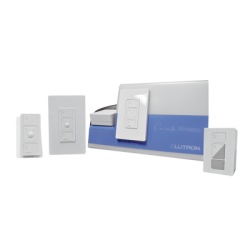 LUTRON ELECTRONICS CASETADEMO Kit de demostracion portatil Caseta Wireless con atenuadores Smart Bridge Pro y controles Pico para presentaciones con clientes