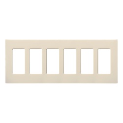 LUTRON ELECTRONICS CW6LA Placa de pared 6 espacios