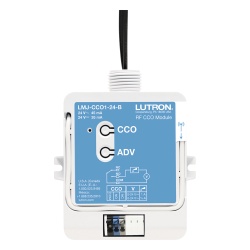LUTRON ELECTRONICS LMJCCO124B Modulo CCO de RF con salida de contacto seco NO/NC 24 V tipo mantenido o momentaneo para integrar RadioRA 2 RadioRA 3 y HomeWorks QS con sistemas de terceros