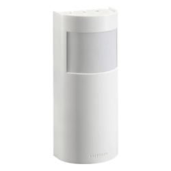 LUTRON ELECTRONICS LRF2OWLBPWH Sensor de ocupacion y vacancia inalambrico de pared PIR 180Â° cobertura hasta 278.7 mÂ² y alcance de 18.3 m a bateria compatible con RadioRA 2 RA2 Select RadioRA 3 y Viv