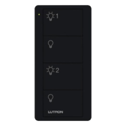 LUTRON ELECTRONICS PJ24BTMNL21 Control Pico de 4 botones para iluminacion inalambrico Clear Connect compatible con Caseta Wireless y RadioRA 2