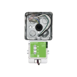 LUTRON ELECTRONICS RMJS8TDVB Modulo de atenuacion inalambrico PowPak con control 0-10 V 8 A 120/277 V para balastros y drivers LED compatible con controles Pico sensores Radio Powr Savr y hub Vive