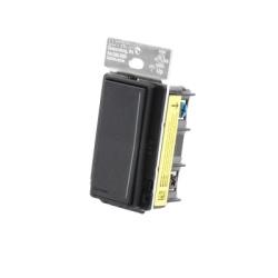LUTRON RADIORA 3 RRSTRDMN Atenuador auxiliar Sunnata de pared para control de 3 vias o escalera 120 V companero cableado del atenuador principal del sistema RadioRA 3 color negro mate (Midnight)