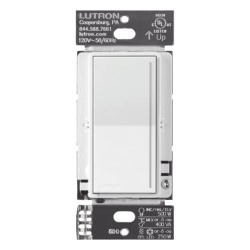 LUTRON RADIORA 3 RRSTRDWH Atenuador auxiliar de pared para control desde multiples ubicaciones (3 vias o mas) sistema RadioRA 3