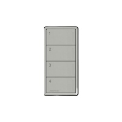 LUTRON RADIORA 3 RRSTW4BPB Botonera Sunnata de pared con 4 botones para escenas comunicacion RF Clear Connect 2.4 GHz sistema RadioRA 3