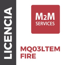 M2M SERVICES VOUCHERFIRE Servicio de datos 4GLTE/5G por un Ano para MQ03LTEMFIRE con eventos ilimitados.