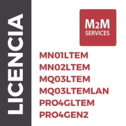 M2M SERVICES VOUCHERLTEM Servicio de datos 4GLTE/5G por un Ano para MN02LTEM / MN01LTEM / PRO4GLTEM / PRO4GEN2 / MQ03LTEM