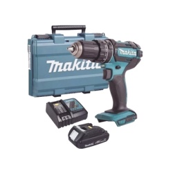 MAKITA DHP482SY ROTOMART. ATORN. 1/2INV.V.R. 0-600 0-1900 RPM LI-ION 1 BAT. 1.5 A.H Y CARG C/LUZ FRENO MALETIN 18V