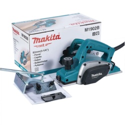 MAKITA M1902B Cepillo de 82 mm (3-1/4IN) 16000 RPM 580W incluye regla guia y piedra para afilar.