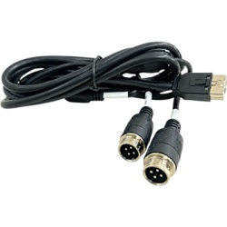 MEITRACK EXTCAMMD300 Cable Extensor para Cámara y Monitor / Compatible ACA303A / Conector Alta Durabilidad / Transmisión Estable / Diseño Compacto